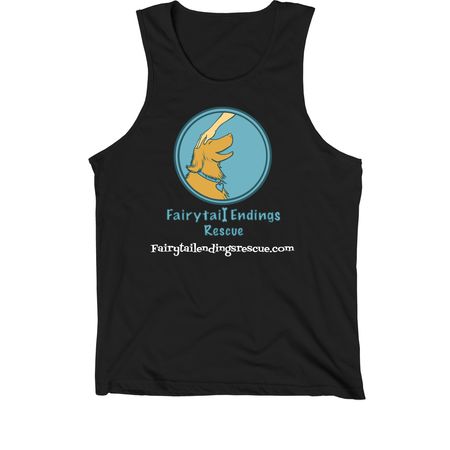 THESE T-SHIRTS SAVES LIVES, a Black Premium Cotton Tank