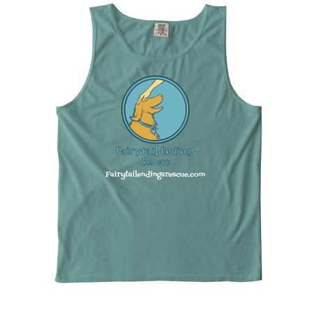 THESE T-SHIRTS SAVES LIVES, a Seafoam Comfort Colors Tank Top