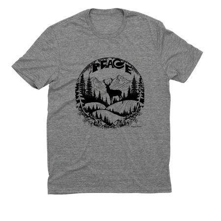 Nature Calls, a Aluminum Grey Allmade Eco Triblend Unisex Tee