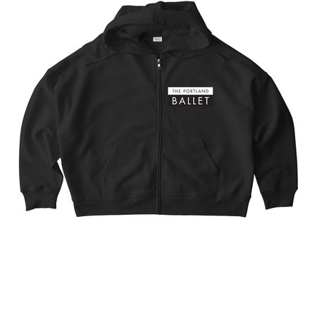 TPB Front Logo&nbsp;, a Black Stanley/Stella Women?s Stella Ida Zip Up Pullover Hoodie