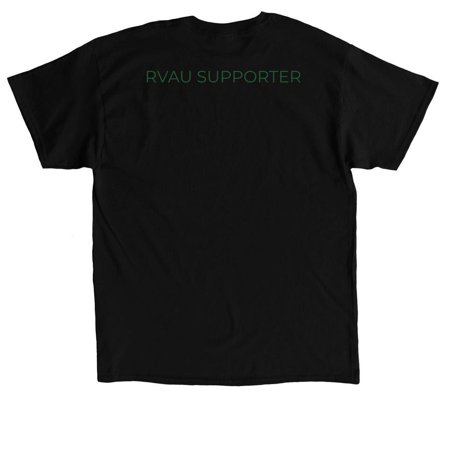 RVAU Veteran Navigator Support Campaign, a Black Classic Unisex Tee (back-view)
