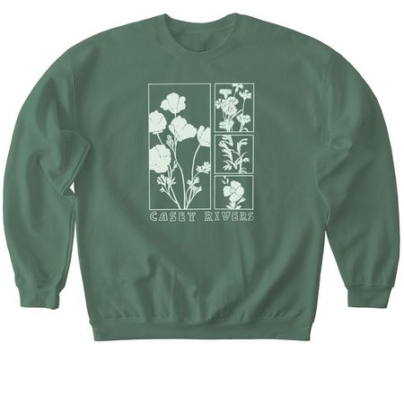 If you plant it, it will grow Tee!, a Military Green Softstyle Crewneck Sweatshirt