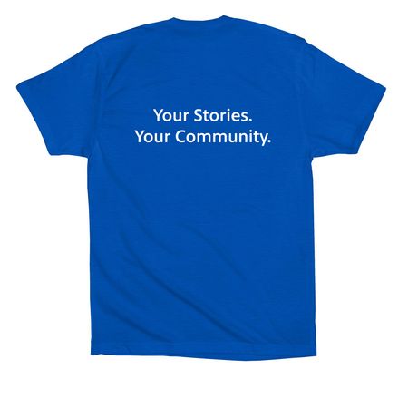 Shirts-Your Station. Your Community., a True Royal Premium Cotton Tee
