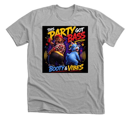 Party Tee, a Athletic Heather Premium Unisex Tee