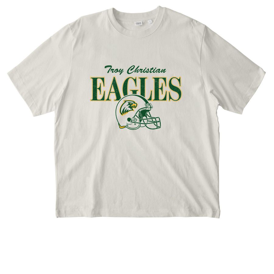 TC Eagles Football, a Natural Raw Stanley/Stella Unisex Freestyler Heavyweight Tee