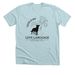 Odor Is My Love Language, a Heather Ice Blue Premium Unisex Tee