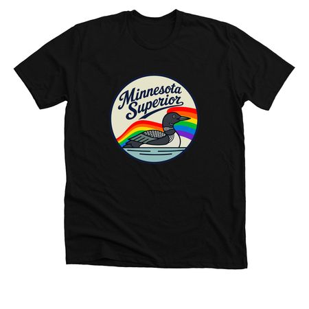 Minnesota Superior, a Solid Black Blend Premium Unisex Tee