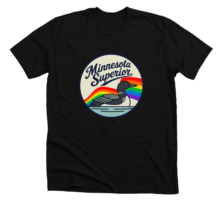 Minnesota Superior, a Solid Black Blend Premium Unisex Tee