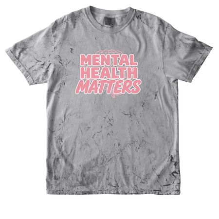 Mental Health Matters, a Smoke Comfort Colors Colorblast Tee