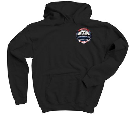 Summer 2026 AO Shirt, a Black Youth Pullover Hoodie