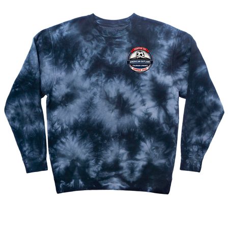 Summer 2026 AO Shirt, a Black Tie Dye Crewneck Sweatshirt