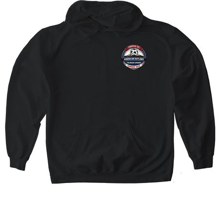 Summer 2026 AO Shirt, a Black Gildan Softstyle Pullover Hoodie
