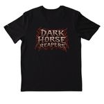 DARK HORSE REAPERS ACTIVE WEAR, a Black Nike Dri-FIT Jersey Blend Performance Tee (back-view)