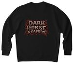 DARK HORSE REAPERS ACTIVE WEAR, a Black Nike Club Fleece Crewneck Sweatshirt (back-view)