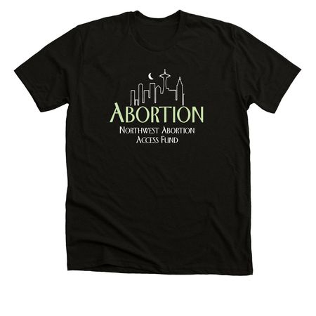 Frasier Loves Abortion Access, a Solid Black Blend Premium Unisex Tee