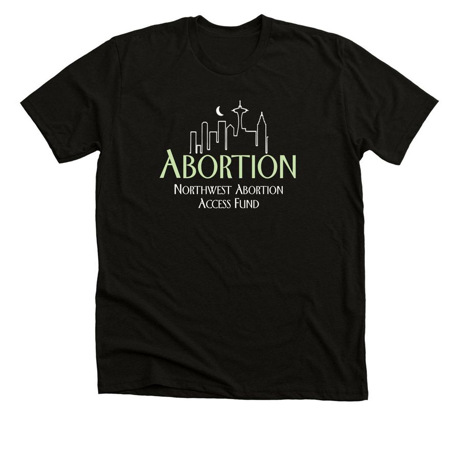 Frasier Loves Abortion Access, a Solid Black Blend Premium Unisex Tee