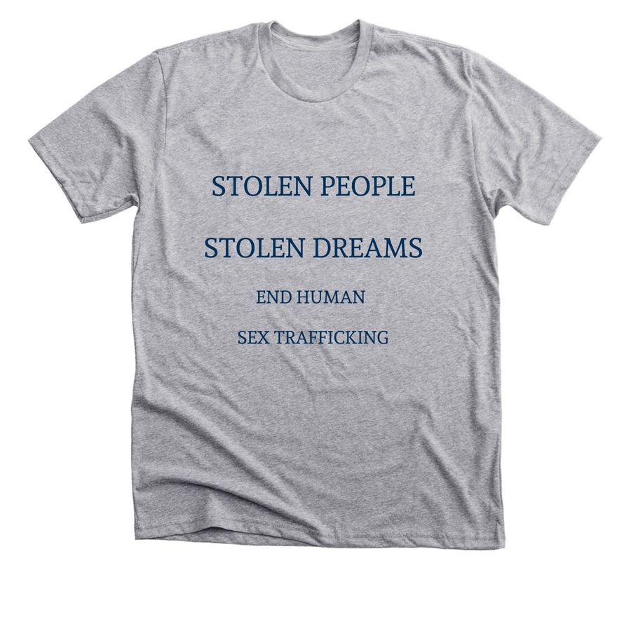 STOLEN PEOPLE, a Athletic Heather Premium Unisex Tee