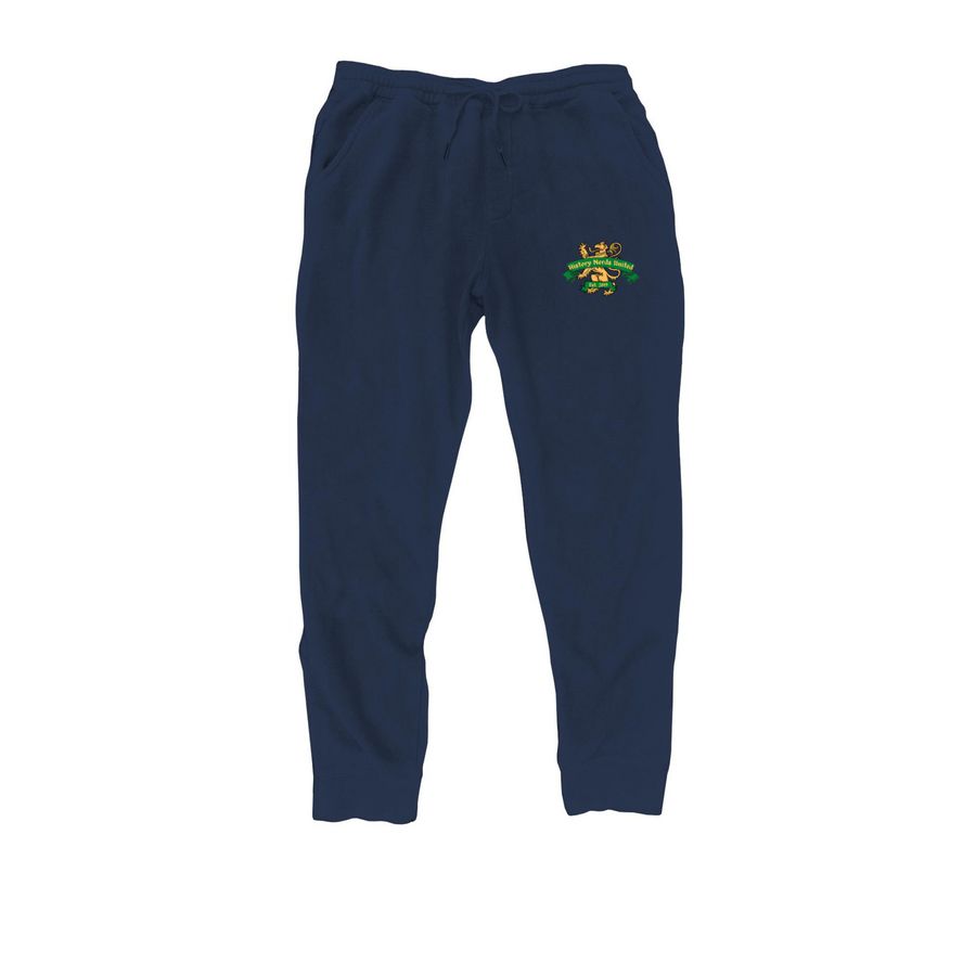The HNU Pants, a Classic Navy Midweight Fleece Joggers