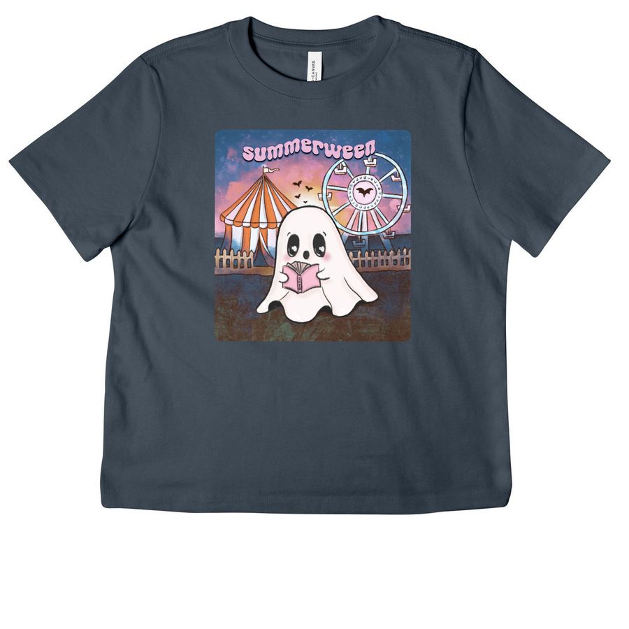 Summerween 2026, a Vintage Navy Women's Heavyweight Tee