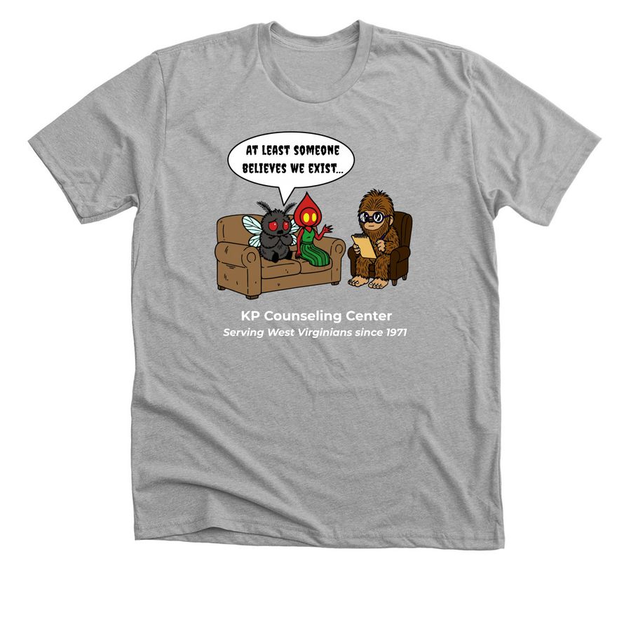Serving West Virginia, a Athletic Heather Premium Unisex Tee