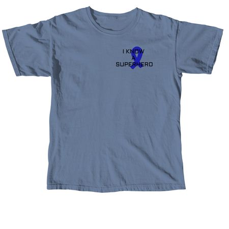 HLH Awareness, a Blue Jean Comfort Colors Unisex Tee