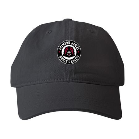 Printed Hats, a Black Printed Pigment Dye Baseball Cap