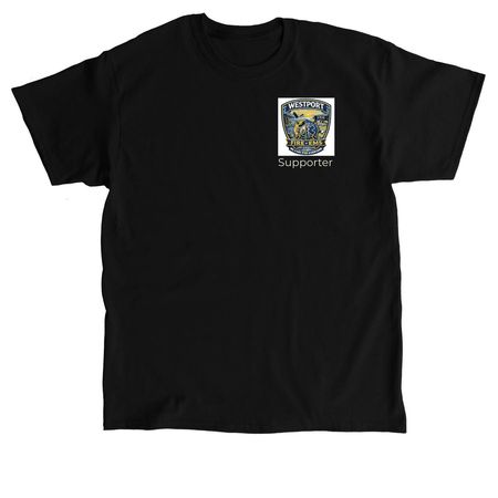 Support Westport Fire and EMS&nbsp;, a Black Classic Unisex Tee