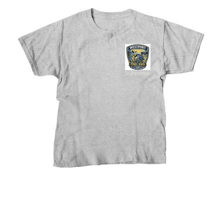 Support Westport Fire and EMS&nbsp;, a Sport Grey Youth Unisex Tee