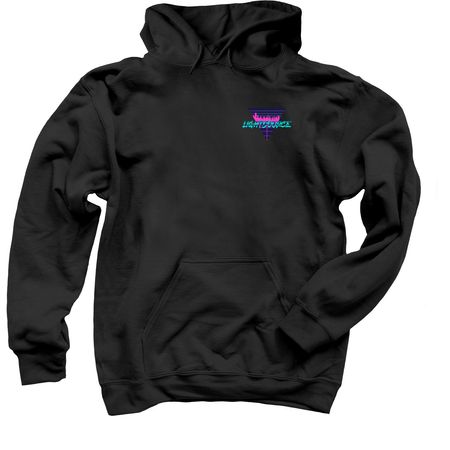 LightSource Logo Merch, a Black Pullover Hoodie