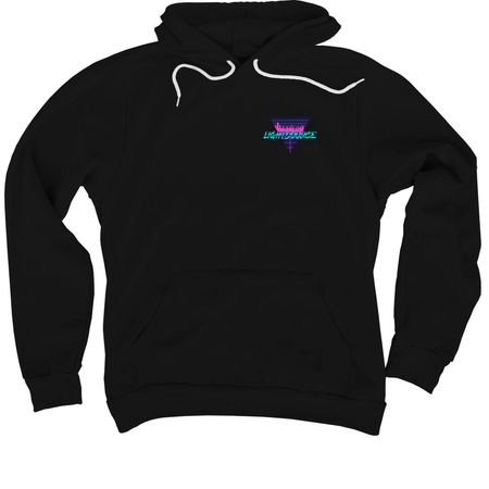 LightSource Logo Merch, a Black Premium Pullover Hoodie
