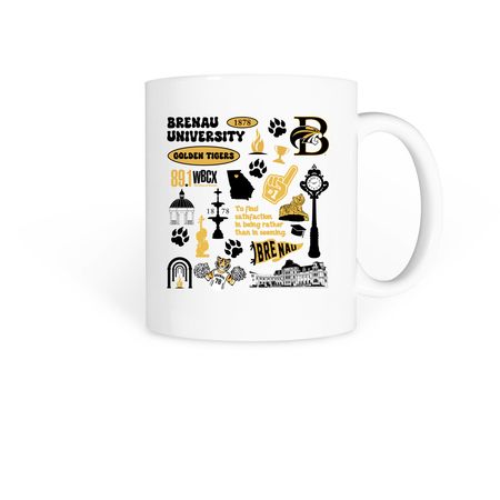 Brenau Community Mug, a White Coffee Mug