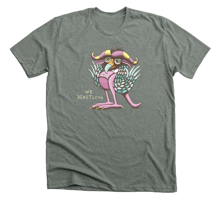 It's Roo, Mate!, a Deep Heather Premium Unisex Tee