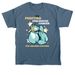 2022 Our Amazing Fighters- Childhood Cancer, a Indigo Blue Classic Unisex Tee