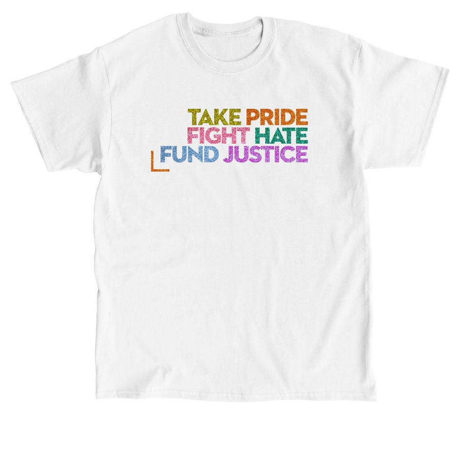Take Pride 2026, a White Classic Unisex Tee