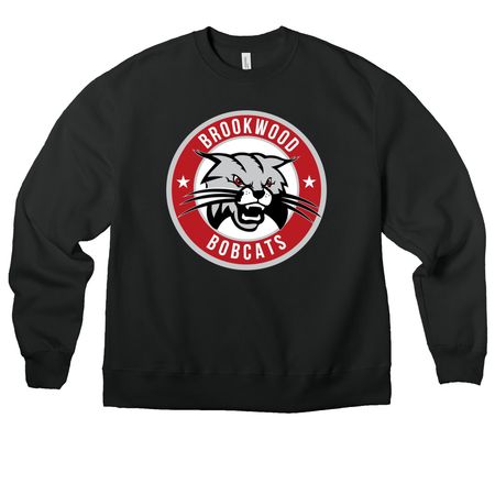 Brookwood Bobcats Spirit Wear 2, a Vintage Black Premium Heavyweight Crewneck Sweatshirt