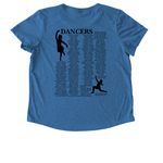 The Dance Factory Showcase 2026, a Azure Blue Allmade Eco Triblend Women?s Scoop Neck Tee (back-view)