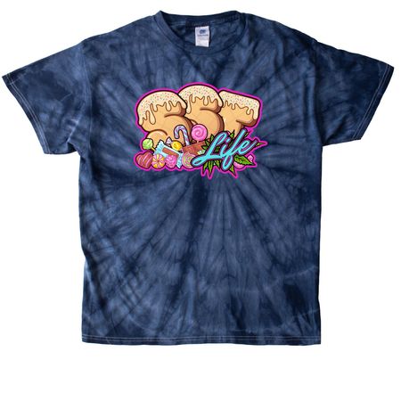 SSTLife - Eddie Baby Vibes, a Navy Classic Tie Dye Tee