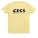 Happy 40th Anniversary CPCS, a Heather Yellow Gold Premium Unisex Tee (back-view)