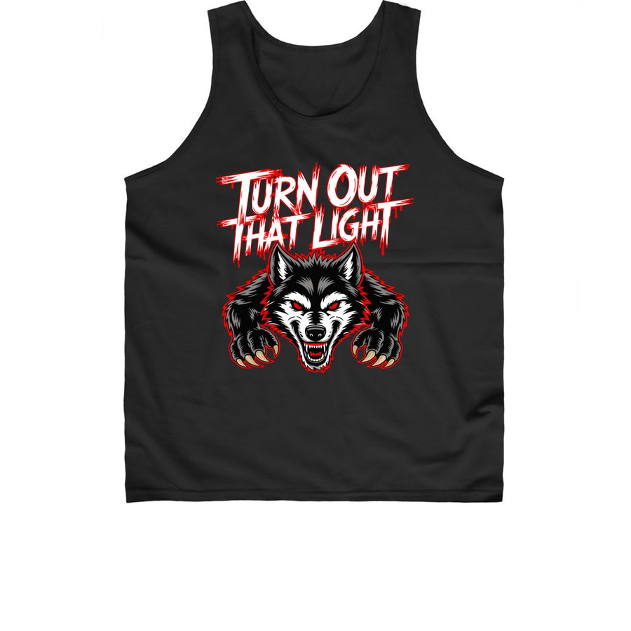 Turn Out That Light., a Black Classic Unisex Tank Top