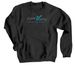 Licensed to Drop Acid, a Black Crewneck Sweatshirt
