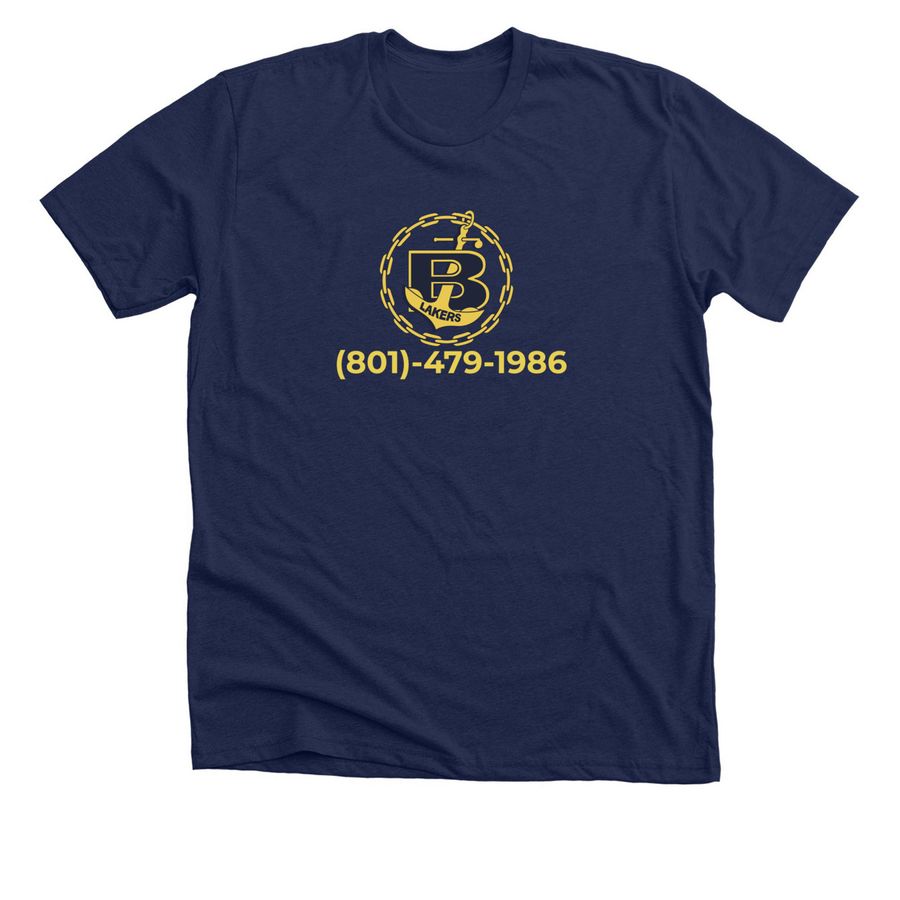 801 IS IN THE HOUSE, a Solid Navy Blend Premium Unisex Tee