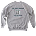 Save Briggs Animal Adoption Center, a Sport Grey Softstyle Crewneck Sweatshirt (back-view)