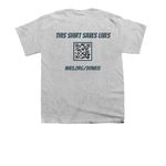 Save Briggs Animal Adoption Center, a Sport Grey Youth Unisex Tee (back-view)