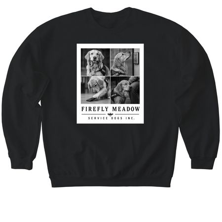Golden On-Duty&nbsp;, a Black Softstyle Crewneck Sweatshirt