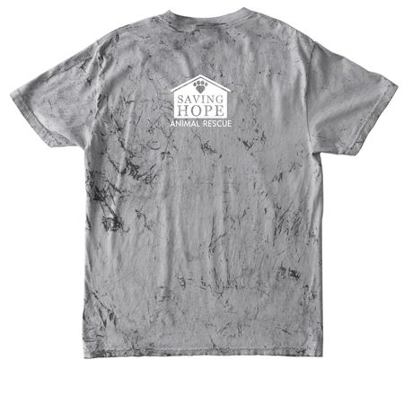 Comfort Colors SHR TieDye, a Smoke Comfort Colors Colorblast Tee (back-view)