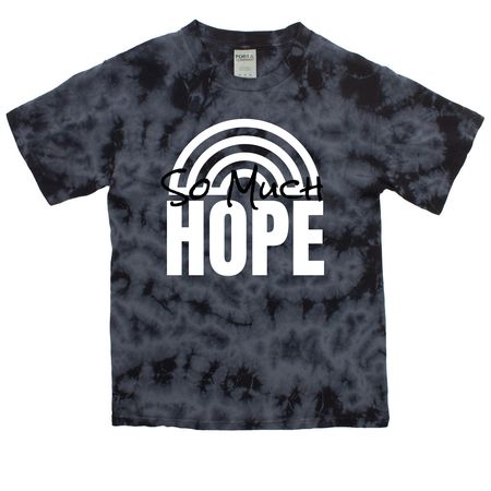 SO MUCH HOPE, a Black Youth Crystal Tie Dye Tee