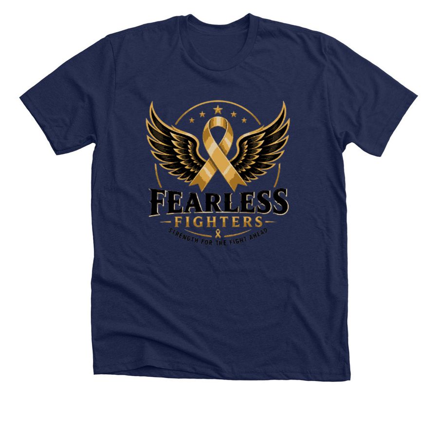 Fearless Tee, a Solid Navy Blend Premium Unisex Tee