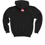 Lettuce Turnip the Beet Redux, a Black Youth Pullover Hoodie (back-view)