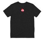 Lettuce Turnip the Beet Redux, a Space Black Allmade Youth Eco Triblend Tee (back-view)
