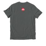 Lettuce Turnip the Beet Redux, a Terrain Grey Allmade Organic Cotton Unisex Tee (back-view)